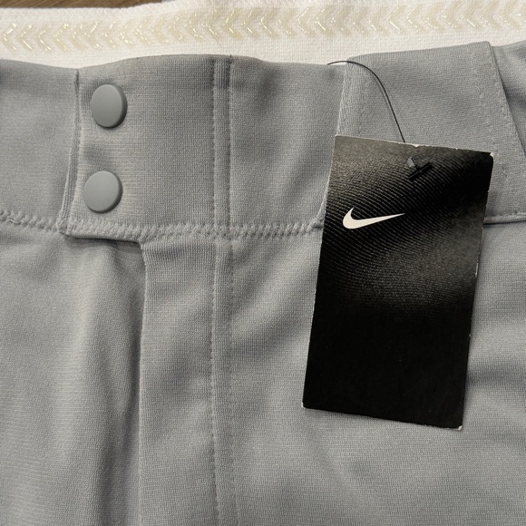 Nike Vapor Select Baseball Pants Gray Red Stripe Mens Size XL BQ5489-053 NEW - Picture 6 of 11